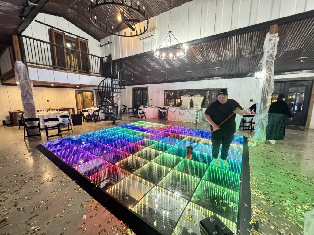 LED Infinity Dance Floor Rentals in Dallas Fort Worth Metroplex